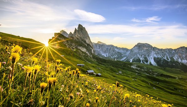 The weather in Val Gardena: conditions and forecasts